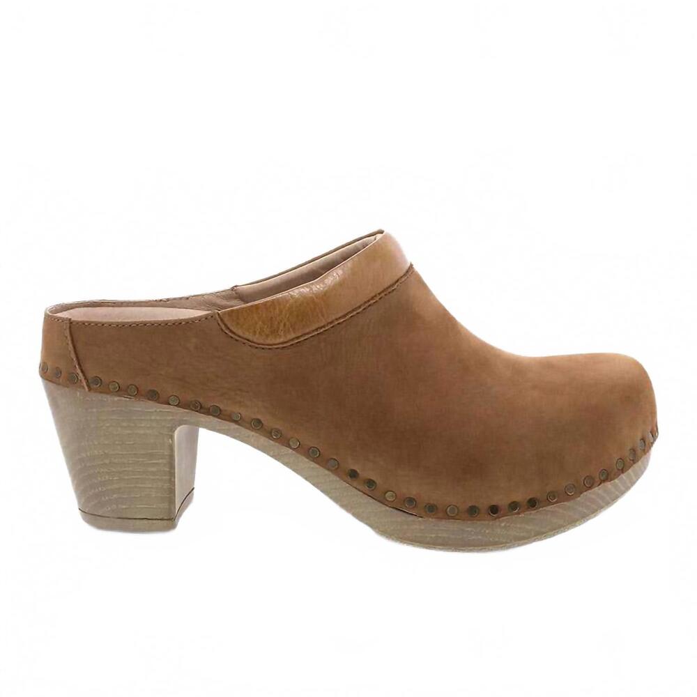 NEW DANSKO women's sammy mule in tan nubuck